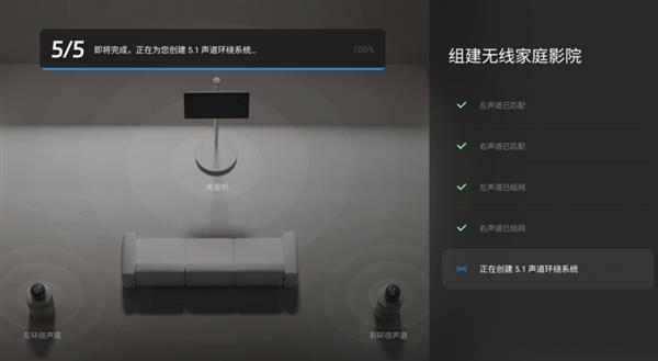 1声道环绕 闺蜜机+智能音箱无线连接ag旗舰厅app天猫精灵家庭影院：5(图2)
